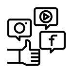 connect with customers on social media