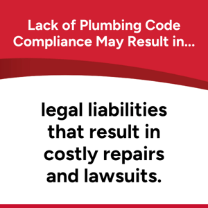 plumbing code violations may lead to legal issues