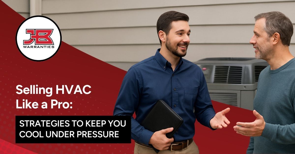 HVAC sales rep speaking to homeowner using HVAC Sales Strategies to close the deal