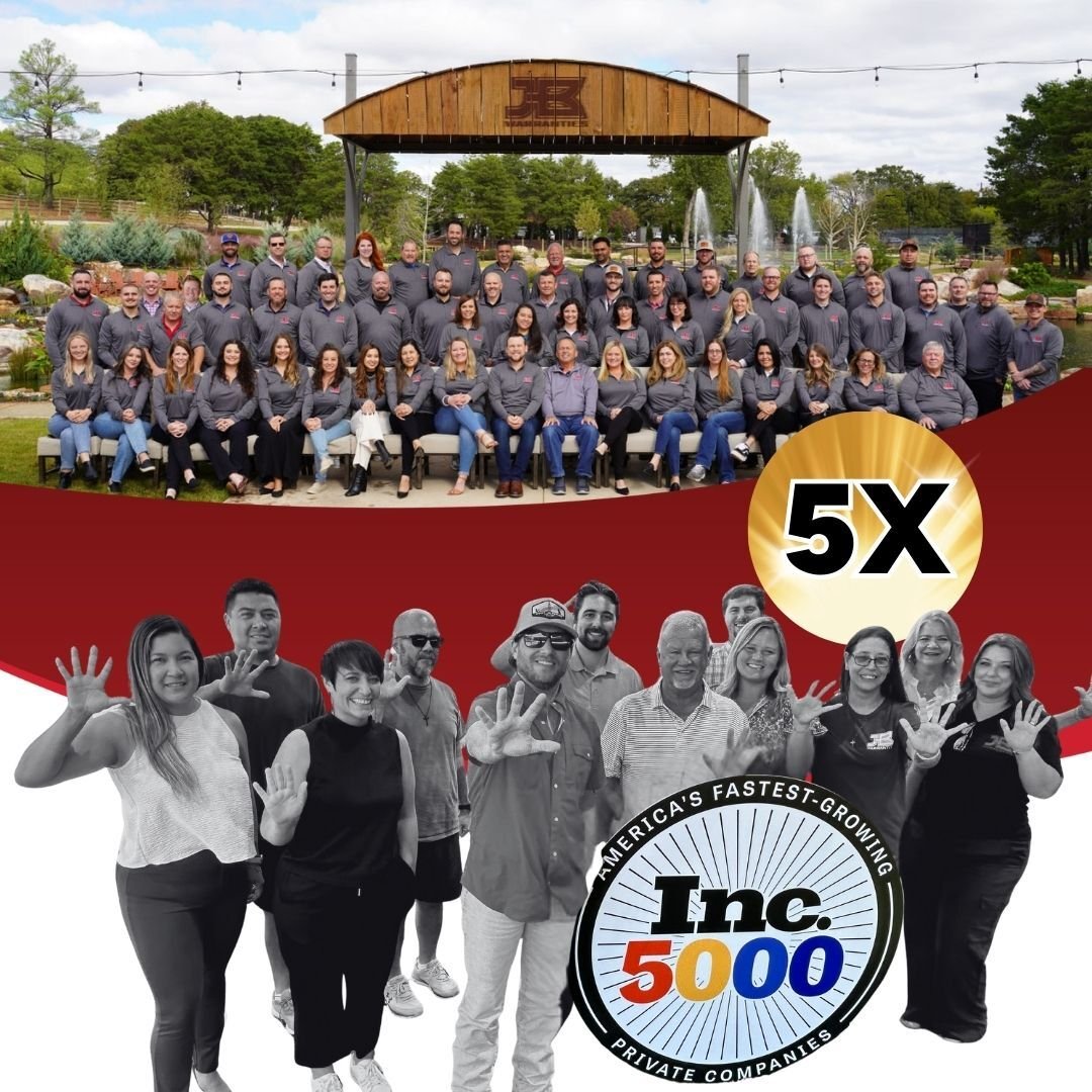 JB Warranties team celebrating making the Inc. 5000 list for the 5th year