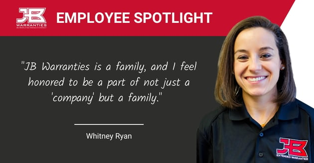 Employee Spotlight - Whitney Ryan