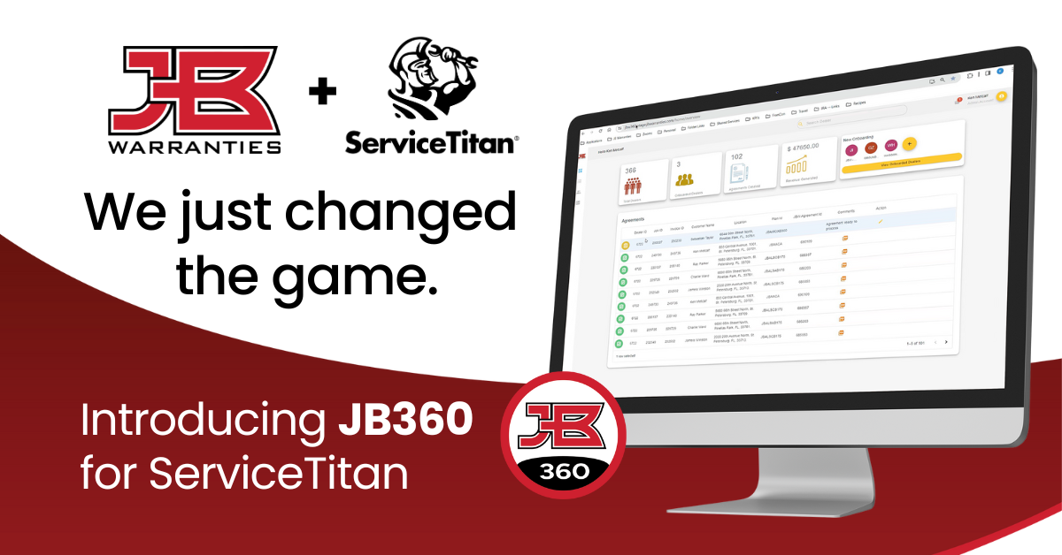 JB Warranties Announces New Integration With ServiceTitan