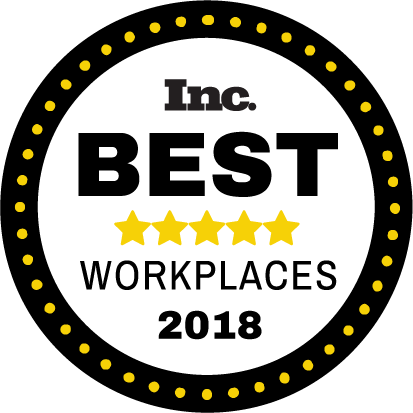Inc Best Places to Work 2018